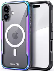 Tough On Iron Shield Phone Case with MagSafe for iPhone 16 Plus - Iridescent