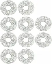 [MEZOKUCEL] 10 Pcs Mop Pads for ECOVACS DEEBOT X2 Omni/ T20 Omni/ T10 Omni/ X1 Omni/ X1 Omni Turbo/ L10 L20 L30 X30 Robot Vacuum Cleaner, Washable Reusable Microfiber Mop Pads Replacement Accessories