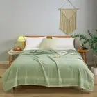 Blanket Towel Blanket Throws Pure Cotton Bed Cover Flower Retro Soft Thin Quilt