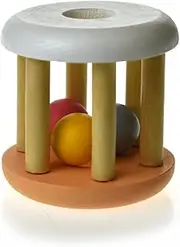 Kaper Kidz Calm & Breezy Wooden Rattle | Orange