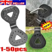 1/10/20/30/50pcs Shade Cloth Heavy Duty Lock Grip BK