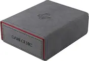Gamegenic Token Keep - Premium Token Box for Safe Storage, Fits Dungeon 1100+ and Dungeon S 550+, Holds Tokens, Dice, and Cards, Fully Usable During Gameplay, Gray/Red Color, Made