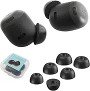 [Luckvan] Memory Foam Ear Tips for Google Pixel Buds Pro Tips Replacement for Google Earbuds Foam Tips Pixel Buds Pro fit in Charging Case 3 Pairs LMS