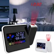 Projection Alarm Clock Weather Station Thermometer Temperature Humidity Monitor.