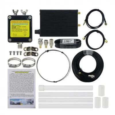 Loop Antenna Shortwave Antenna 500K-1GHz Full Band Antenna MW/SW/FM/AIR/UHF/VHF
