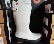 Bogs Amanda II Tall Adjustable Oyster Rubber Boots 100% Waterproof for Women