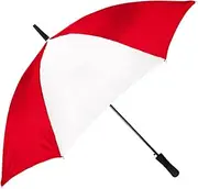 STROMBERGBRAND UMBRELLAS The City Slicker Classic Stick Umbrella, Red/White, 48 inches