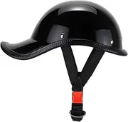 [Generic] Motorcycle Hard Hat, Skating Safety Hat Shock Absorbing Bicycles Caps, Road Cycling Gear, Stylish Baseball Caps Sunshade for Families, Motorcycle Lovers