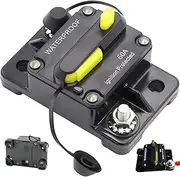 12V Circuit Breaker, Circuit Breaker, Switchable 250A Energy-Saving Easy to Install for Automotive, Marine, and Solar Applications