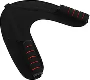EXAOMBLE Abdominal Strap Handle Belt Resistance Bands Rubber Pull down Handle Pull up Arm Straps Exercise Band with Handles High Pull-down Handle Weight Bearing Shoulder Strap Black Foam