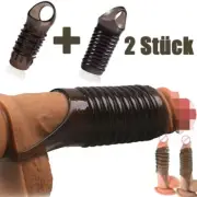 Male Reusable Penis Extender Enlarger BIGGER Girth Delay Enhancer Penis Sleeve