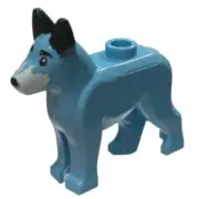 100% LEGO - Justice League - Wonder Dog - Minifig / Mini Figure Blue Shepard