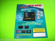PIT BOSS SUPERSTAR 30 ORIGINAL NOS VIDEO ARCADE GAME MACHINE SALES FLYER Vintage
