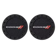 Dodge Logo Auto Cup Holder Coaster 2 PC Set Item