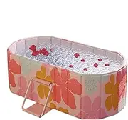 Foldable Large Bathtub: Portable Insulated Hot or Ice Bath Bath Accessory
