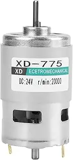 XD 775 12V/24V High Speed Low Noise Double Ball 错误 Brush DC Motor for Table Drilling Machine Cotton Sugar Machine (24V20000 rev)