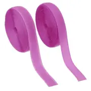 Sew on Hook and Loop Tape, 3/4 Inch Nylon Fastener Strips 5 Yards (Light Purple)