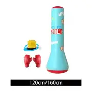 Kids Punching Bag Stable Kickboxing Bag Inflatable Punching Toy Inflatable