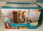 NEW Pioneer Woman Sweet Rose Acacia Wood Spice Rack & Jars Set NIB