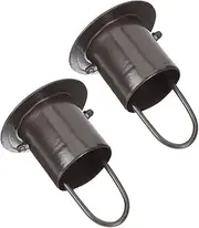 1 Set Rain Chain Gutter Adapter and Hook Set Aluminum Alloy Easy to Install Prevents Water Blockage for Garden and Outdoor