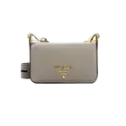 Prada Vitello Phenix Crossbody Bag Gray