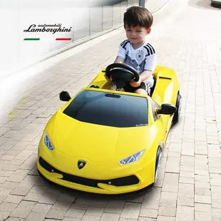 Lamborghini藍寶堅尼Huracán兒童超跑電動汽車-12V電動汽車-綠