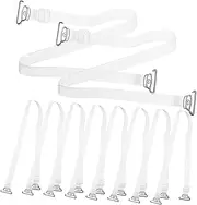 [LIFKOME] 20pcs Invisible Strap Skin-friendly Straps Anti- Design for Women Transparent Belt Clips for and Vests