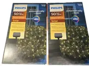 Philips Solar 50 Net Lights - Outdoor - Warm White (2 SETS) Boxes Not Opened