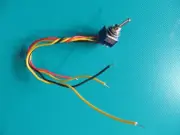 Mini Toggle Switch DPDT (reversing switch) Pre-soldered to 4 inches of wire