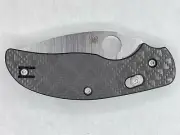 RARE Spyderco Sage 3 Carbon fiber Bolt action S30V Knife C123CFBAP Discontinued