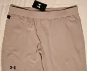 NWT Under Armour Storm Mens Unstoppable Fitted Tapered Pants XL Tan Workout