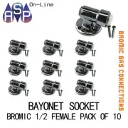 BROMIC 1/2" FEMALE GAS BAYONET FLOOR PACK OF 10