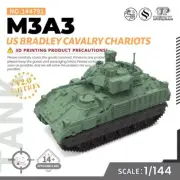 SSMODEL 791 V2.0 1/144 Military Model Kit US M3A3 Bradley Cavalry Chariots