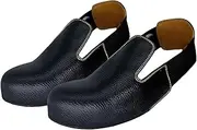 [Amagogo] Steel Toe Cap Safe Shoe Covers Toe Protector Guards Anti Smashing Leather Overshoes Cover for Workplace Welding Grinding
