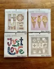 4 New Recollections Paper Layering Kit JUST LOVE HOME ICE CREAM GEOMETRIC BLOCKS