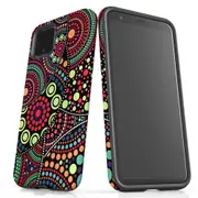For Google Pixel 4 Case Tough Protective Cover Dotted Abstract Painting