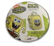 2004 Vtg Nick Spongebob Squarepants Pop-Up Mesh Clothes Hamper with Handles*READ