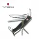 【VICTORINOX 瑞士維氏】Ranger Grip12用瑞士刀/黑綠(0.9563.MWC4)