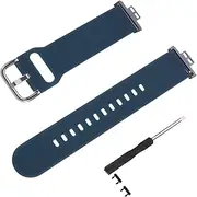 HOMSFOU Strap Boderry for Men Fit Bands Men Wrist Fitness for Men De Smartwatch Mens Decor Watchband Decorative Watchband Blue