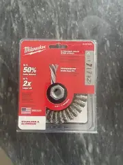 Milwaukee (48-52-5000) 4" Stringer Bead Wire Wheel - for Stainless & Aluminum