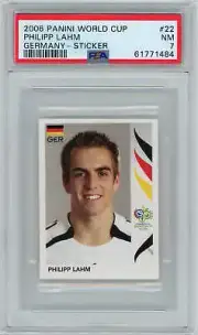 PSA 8 Philipp Lahm // 2006 Panini World Cup // Germany Sticker #22