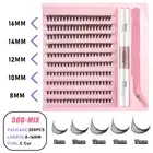 Lash Clusters Set DIY Lashes Extension Kit Individual Eyelash Kit 5-16Mm Lash Cl