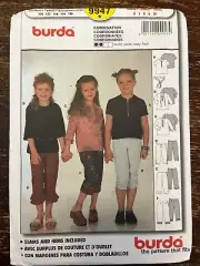 Burda 9947 UNCUT Sewing Pattern, Girls' Coordinates, Size 6-10