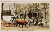 POSTCARD, PRESIDENT MCKINLEY RESIDENCE, CANTON OHIO, CIRCA 1910, IDA MCKINLEY