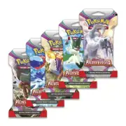 5 x Paldea Evolved Scarlet & Violet POKEMON TCG Booster Blister Packs Art Set