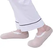[Alafime] Women's Cottagecore Slipper Socks Harajuku Winter Warm Fluffy House Socks Vintage Thickened Floral Socks With Grippers