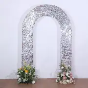 8 feet Payette Sequin Double Sided Open Arch Fitted Backdrop STAND COVER Party