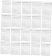 FONDOTIN 100pcs High Transparency PVC Jewelry Storage Bags Self Sealing Earring Packing Pouches Compact Durable Jewelry Organizers for Business Craft Travel Use