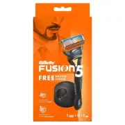 Gillette Fusion Razor for Men with 5 blades With Back blade beard shaper
