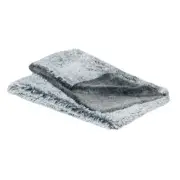 Snooza Calming Cuddler Reversible Plush Dog Blanket Silver Fox Large